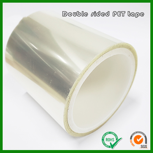 高粘性PET双面胶带 | 0.04mm厚度高粘性抗震性能PET透明双面胶带